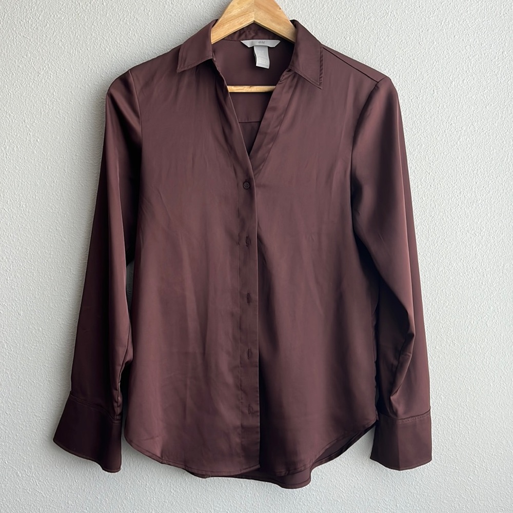 H&M Satin Blouse